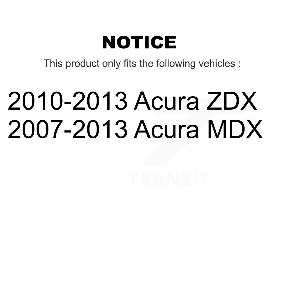 [Avant] Kit d'ensemble de bras de suspension et joint à rotule pour Acura MDX ZDX KTR-100158