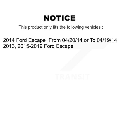 [Avant] Kit d'ensemble de bras de suspension et joint à rotule pour Ford Escape KTR-100159