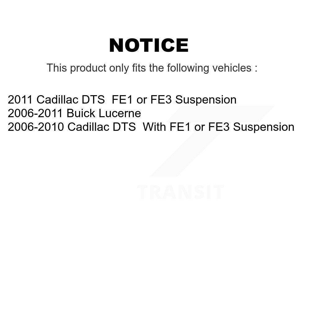 [Avant] Kit d'ensemble de bras de suspension et joint à rotule pour Buick Lucerne Cadillac DTS KTR-100176