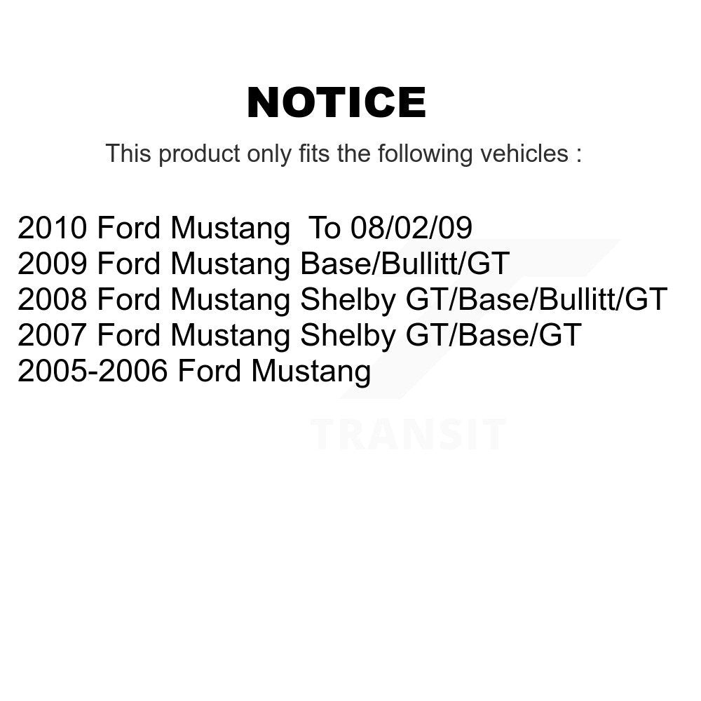 [Avant] Kit d'ensemble de bras de suspension et joint à rotule pour Ford Mustang KTR-100198