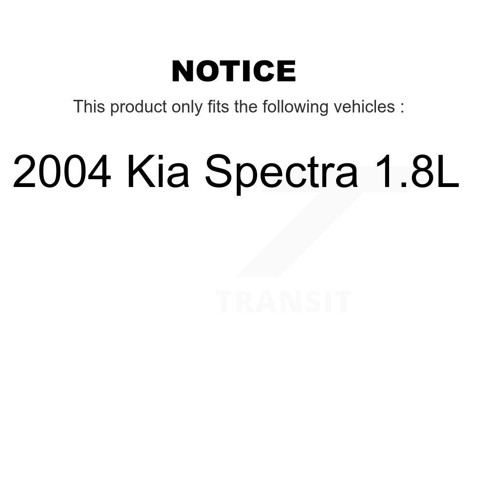 [Avant] Kit d'ensemble de bras de suspension et joint à rotule pour 2004 Kia Spectra 1.8L KTR-100220