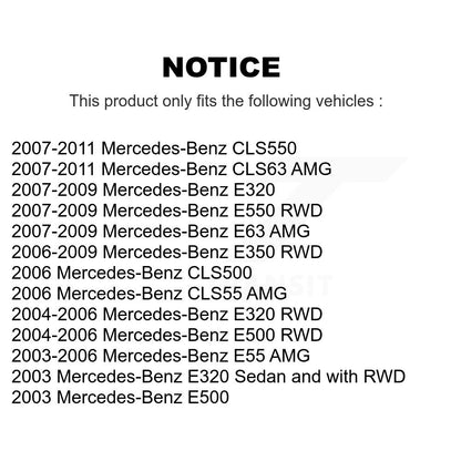 [Avant] Kit d'ensemble de bras de suspension et joint à rotule pour Mercedes-Benz E350 E320 E500 CLS550 CLS500 E550 E55 AMG E63 CLS55 CLS63 KTR-100257