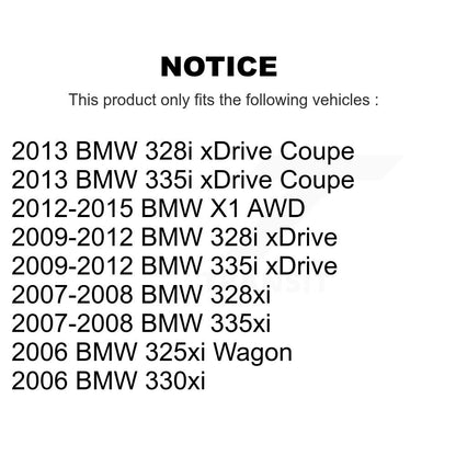 [Avant] Ensemble de bras de suspension et joint à rotule pour BMW 328i xDrive X1 335i 328xi 335xi KTR-100264