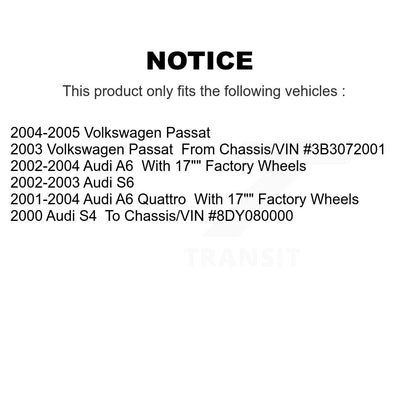 [Avant] Kit d'ensemble de bras de suspension et joint à rotule pour Volkswagen Passat Audi A6 Quattro S4 S6 KTR-100266