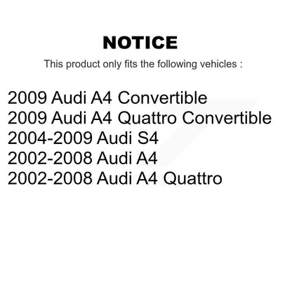 [Avant] Kit d'ensemble de bras de suspension et joint à rotule pour 2002-2007 Audi A4 Quattro KTR-100298