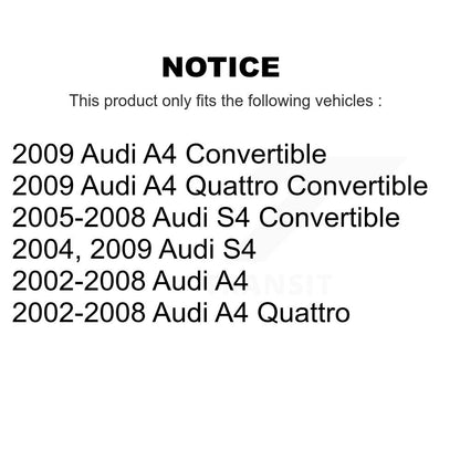 [Avant] Kit d'ensemble de bras de suspension et joint à rotule pour 2002-2005 Audi A4 Quattro KTR-100315
