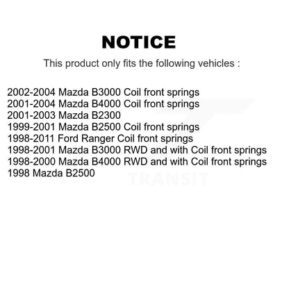 [Avant] Kit d'ensemble de bras de suspension et joint à rotule pour Ford Ranger Mazda B3000 B2500 B4000 B2300 KTR-100343