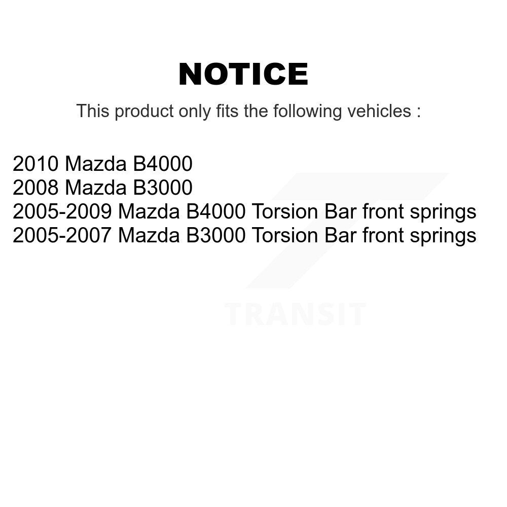 [Avant] Kit d'ensemble de bras de suspension et joint à rotule pour Mazda B3000 B4000 KTR-100379