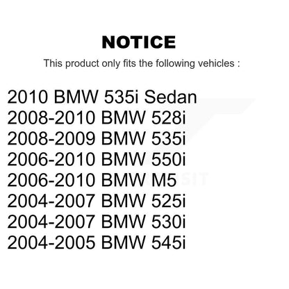 [Avant] Kit d'ensemble de bras de suspension et joint à rotule pour BMW 530i 528i 525i 535i 550i 545i M5 KTR-100481