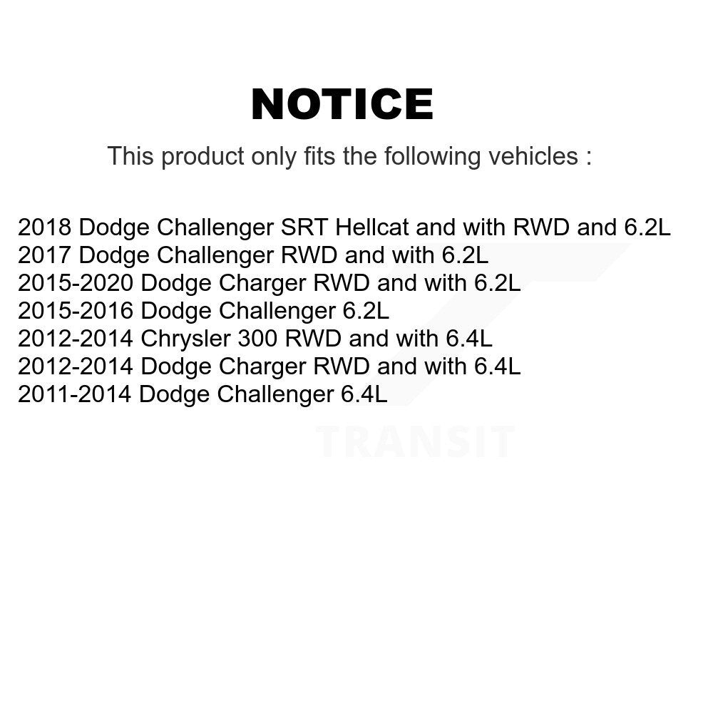 [Avant] Kit d'ensemble de bras de suspension et joint à rotule pour Dodge Charger Challenger Chrysler 300 KTR-100482