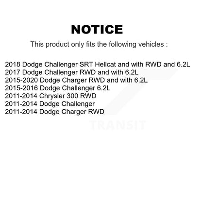 [Avant] Kit d'ensemble de bras de suspension et joint à rotule pour Dodge Charger Challenger Chrysler 300 KTR-100499
