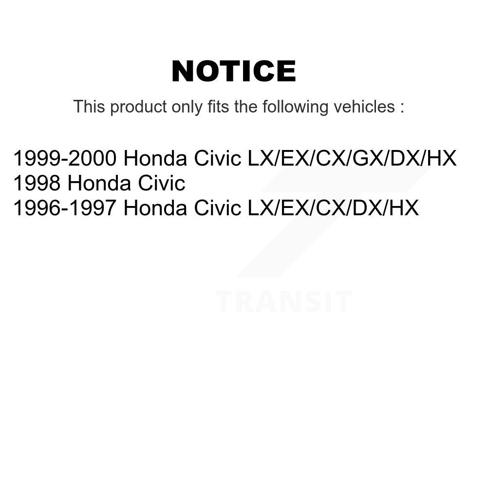 [Avant] Kit d'ensemble de bras de suspension et joint à rotule pour Honda Civic KTR-100531