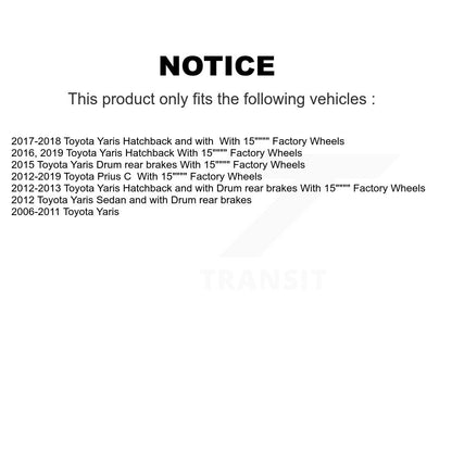 [Avant] Kit d'ensemble de bras de suspension et joint à rotule pour 2006-2008 Toyota Yaris KTR-100550