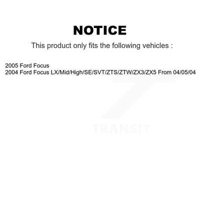 [Avant] Kit d'ensemble de bras de suspension et joint à rotule pour Ford Focus KTR-100583