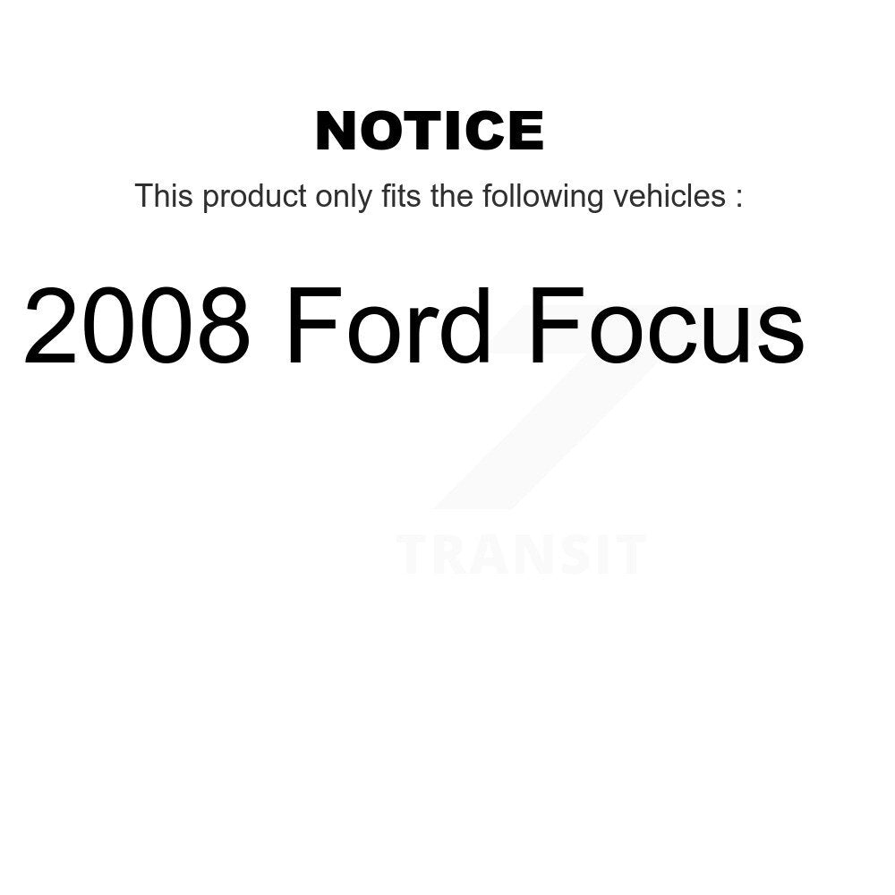 [Avant] Kit d'ensemble de bras de suspension et joint à rotule pour 2008 Ford Focus KTR-100586