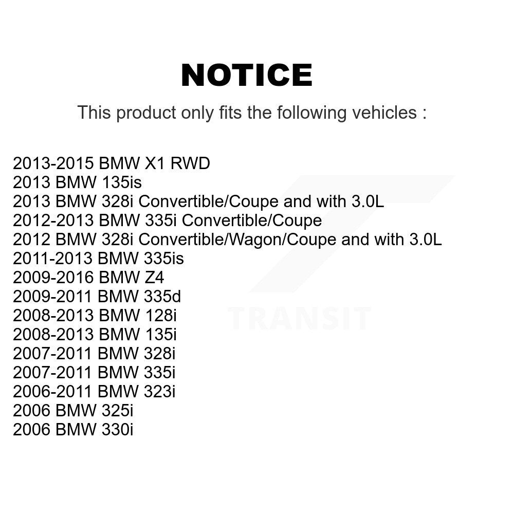 [Avant] Kit d'ensemble de bras de suspension et joint à rotule pour BMW 328i 335i 325i X1 128i 330i Z4 135i 335d 335is 323i KTR-100616