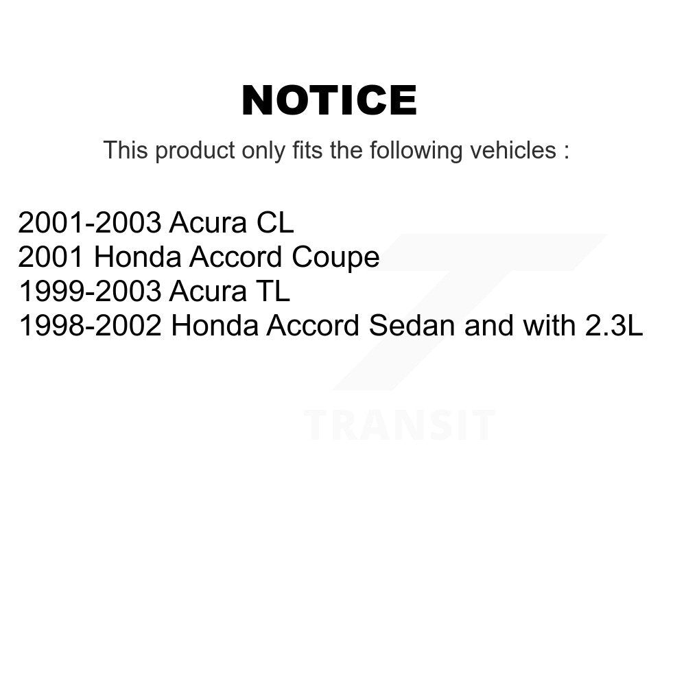 [Avant] Kit d'ensemble de bras de suspension et joint à rotule pour Honda Accord Acura TL CL KTR-100637