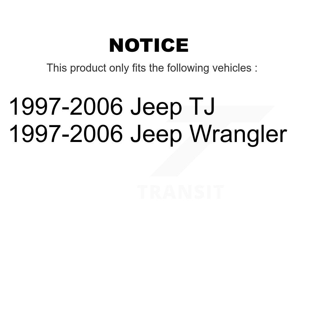 [Avant] Kit de biellette de barre stabilisatrice de suspension pour 1997-2006 Jeep Wrangler TJ KTR-100655