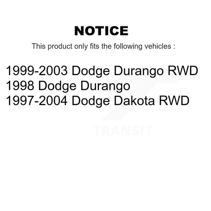[Avant] Kit de biellette de barre stabilisatrice de suspension pour Dodge Dakota Durango KTR-100676