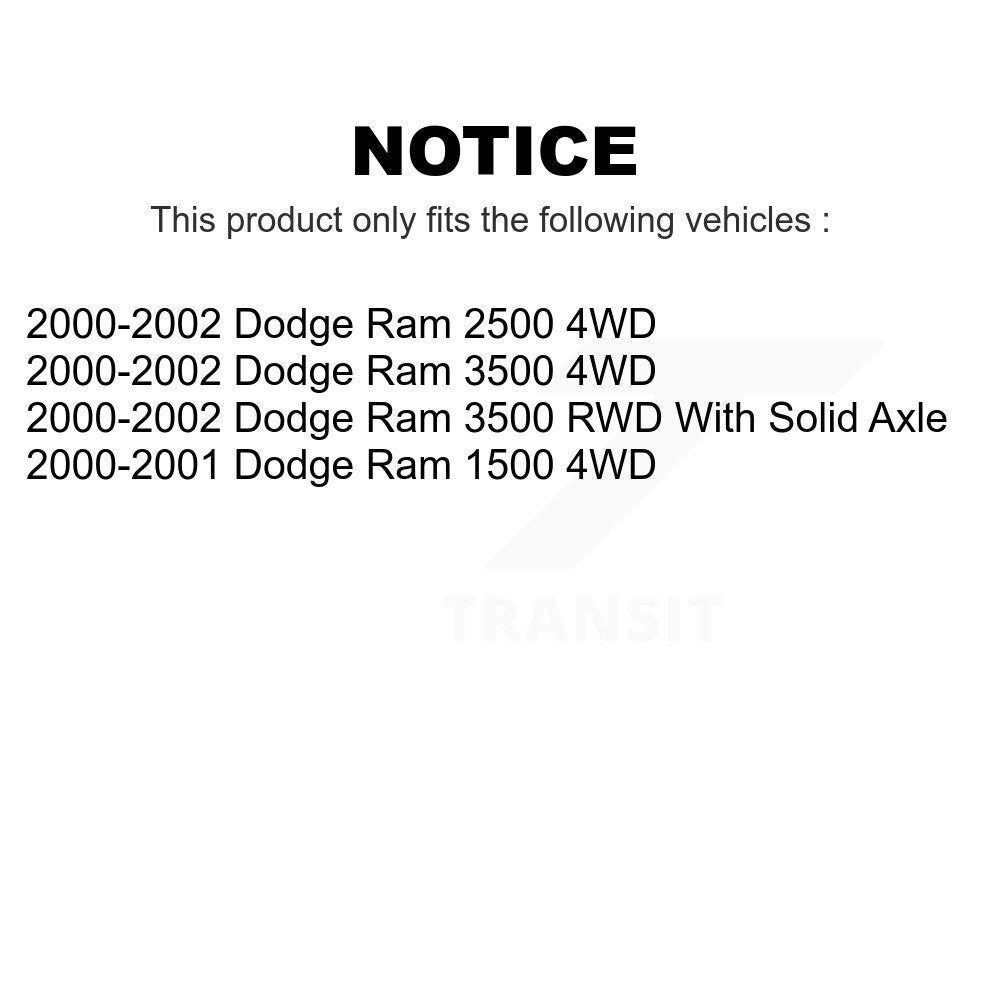 [Avant] Kit de biellette de barre stabilisatrice de suspension pour Dodge Ram 1500 2500 3500 KTR-100684