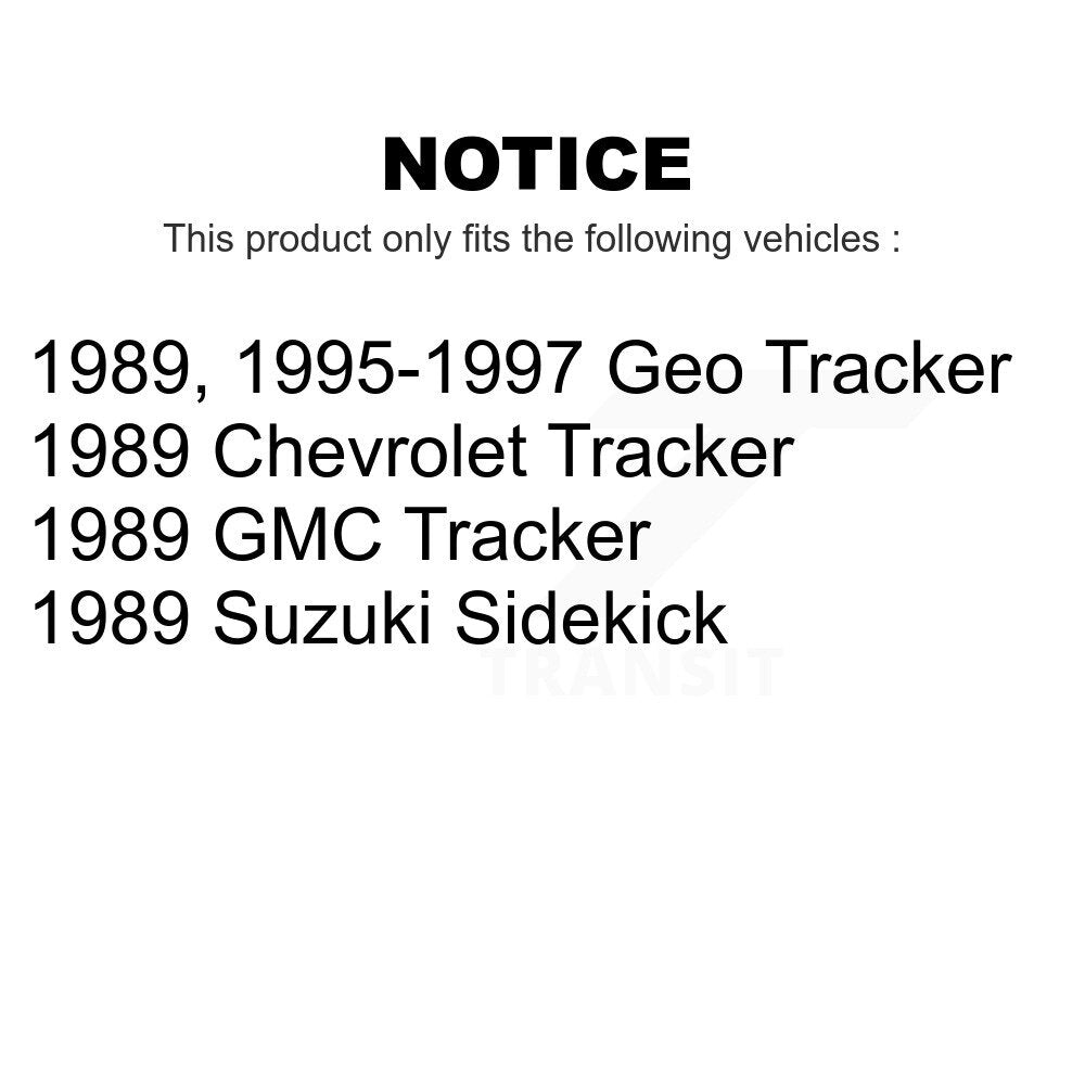 [Avant] Kit de biellette de barre stabilisatrice de suspension pour Geo Tracker Suzuki Sidekick GMC Chevrolet KTR-100714