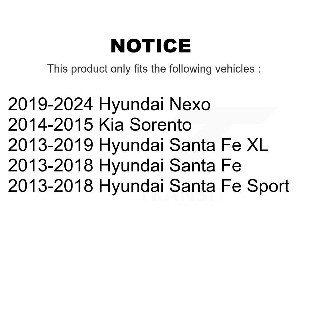 [Avant] Kit de biellette de barre stabilisatrice de suspension pour Hyundai Santa Fe Sport Kia Sorento XL KTR-100745