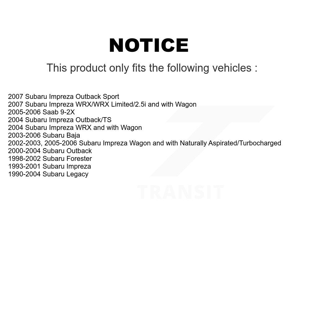 [Avant] Kit de biellette de barre stabilisatrice de suspension pour Subaru Impreza Outback Legacy Forester Baja Saab 9-2X KTR-100787