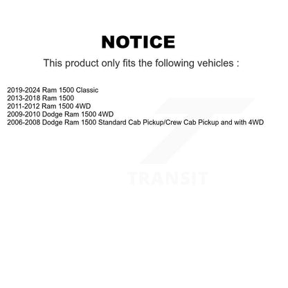 [Avant] Kit de biellette de barre stabilisatrice de suspension pour Ram 1500 Dodge Classic KTR-100795