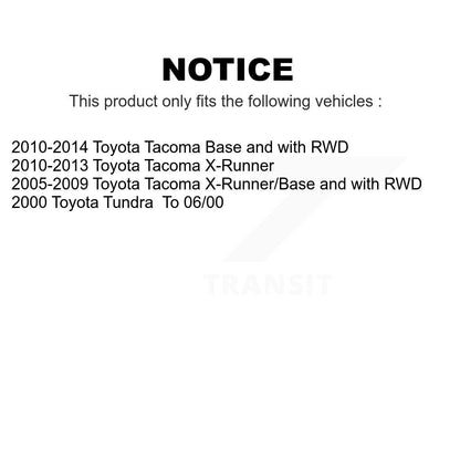 [Avant] Kit de biellette de barre stabilisatrice de suspension pour Toyota Tacoma Tundra KTR-100797