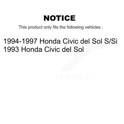 [Avant] Kit de biellette de barre stabilisatrice de suspension pour Honda Civic del Sol KTR-100834