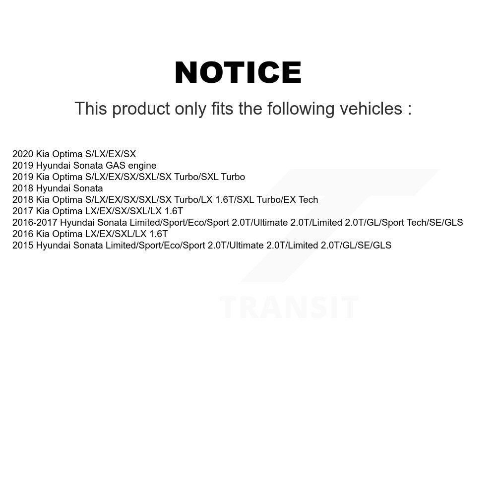 [Avant] Kit de biellette de barre stabilisatrice de suspension pour Hyundai Sonata Kia Optima KTR-100886