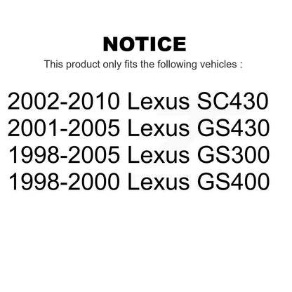 [Arrière] Kit de biellette de barre stabilisatrice de suspension pour Lexus GS300 SC430 GS400 GS430 KTR-100946