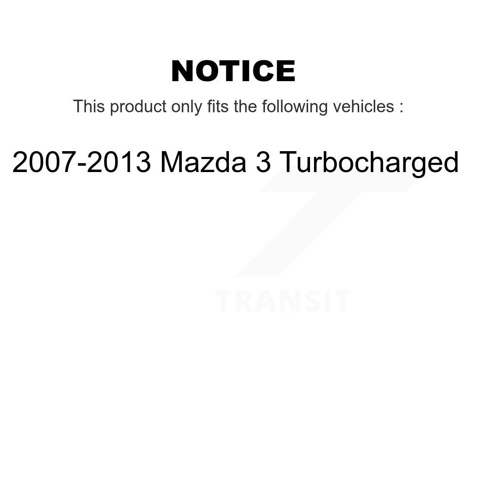 [Arrière] Kit de biellette de barre stabilisatrice de suspension pour 2007-2013 Mazda 3 Turbocharged KTR-100950