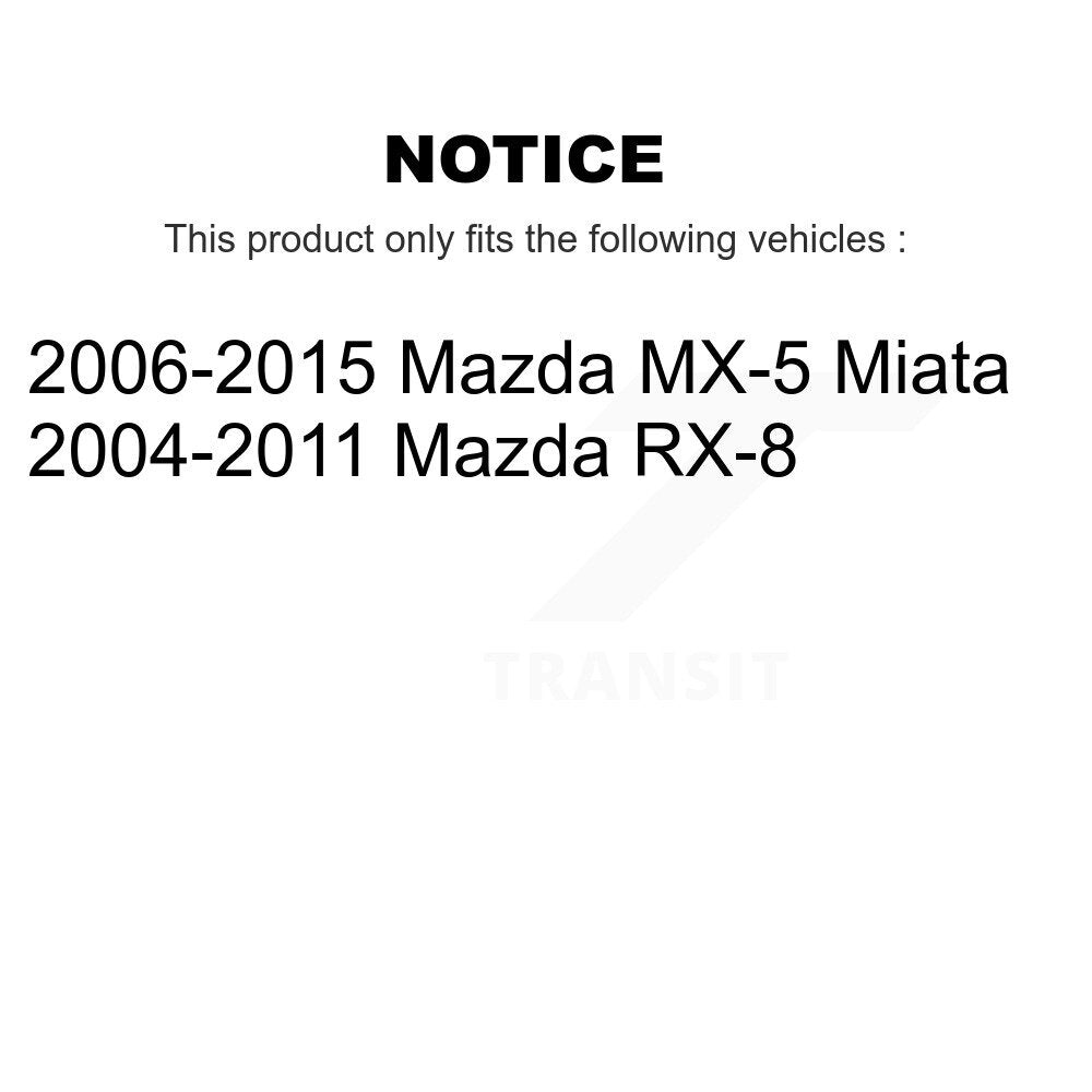 [Arrière] Kit de biellette de barre stabilisatrice de suspension pour Mazda MX-5 Miata RX-8 KTR-100956