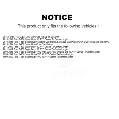 [Arrière] Kit de biellette de barre stabilisatrice de suspension pour Ford F-250 Super Duty F-350 F-450 F-550 KTR-100967