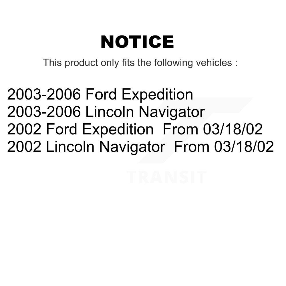 [Arrière] Kit de biellette de barre stabilisatrice de suspension pour 2003-2006 Ford Expedition Lincoln Navigator KTR-100997