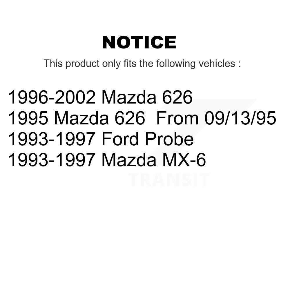 [Arrière] Kit de biellette de barre stabilisatrice de suspension pour Mazda 626 Ford Probe MX-6 KTR-101000