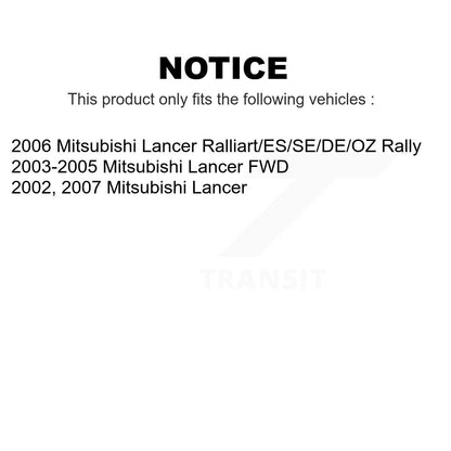 [Arrière] Kit de biellette de barre stabilisatrice de suspension pour Mitsubishi Lancer KTR-101008