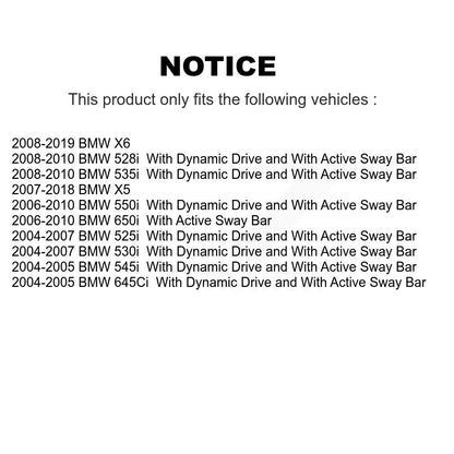 [Arrière] Kit de biellette de barre stabilisatrice de suspension pour BMW X5 530i 528i 525i 650i 535i X6 550i 645Ci 545i KTR-101017