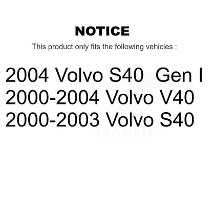 [Arrière] Kit de biellette de barre stabilisatrice de suspension pour Volvo S40 V40 KTR-101055