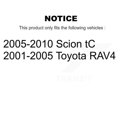 [Arrière] Kit de biellette de barre stabilisatrice de suspension pour Toyota RAV4 Scion tC KTR-101087