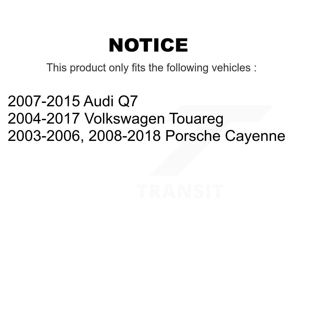 [Arrière] Kit de biellette de barre stabilisatrice de suspension pour Audi Q7 Volkswagen Touareg Porsche Cayenne KTR-101092