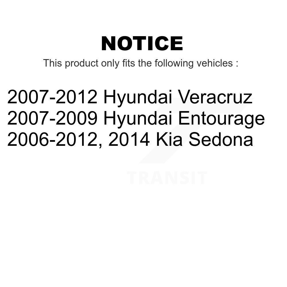 [Inférieur avant] Kit de Rotule de suspension pour Kia Sedona Hyundai Veracruz Entourage KTR-101133