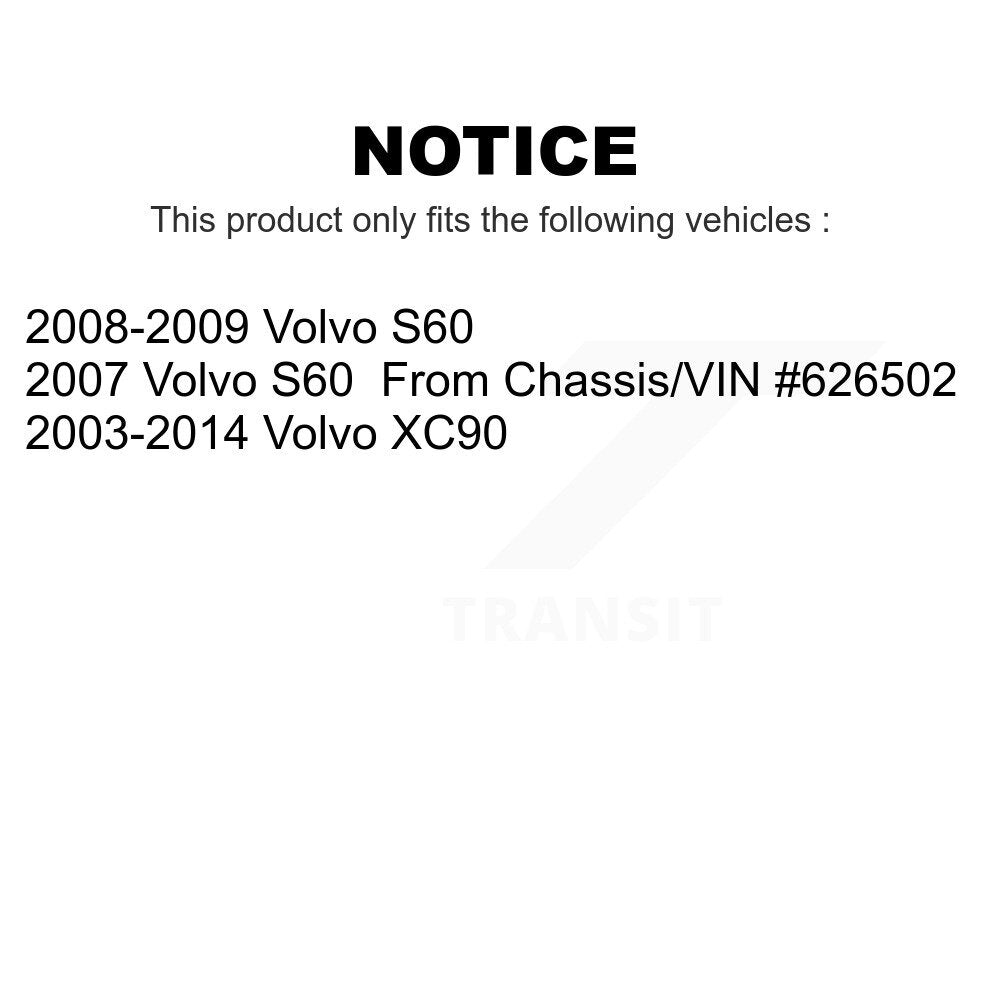 [Inférieur avant] Kit de Rotule de suspension pour Volvo XC90 S60 KTR-101154