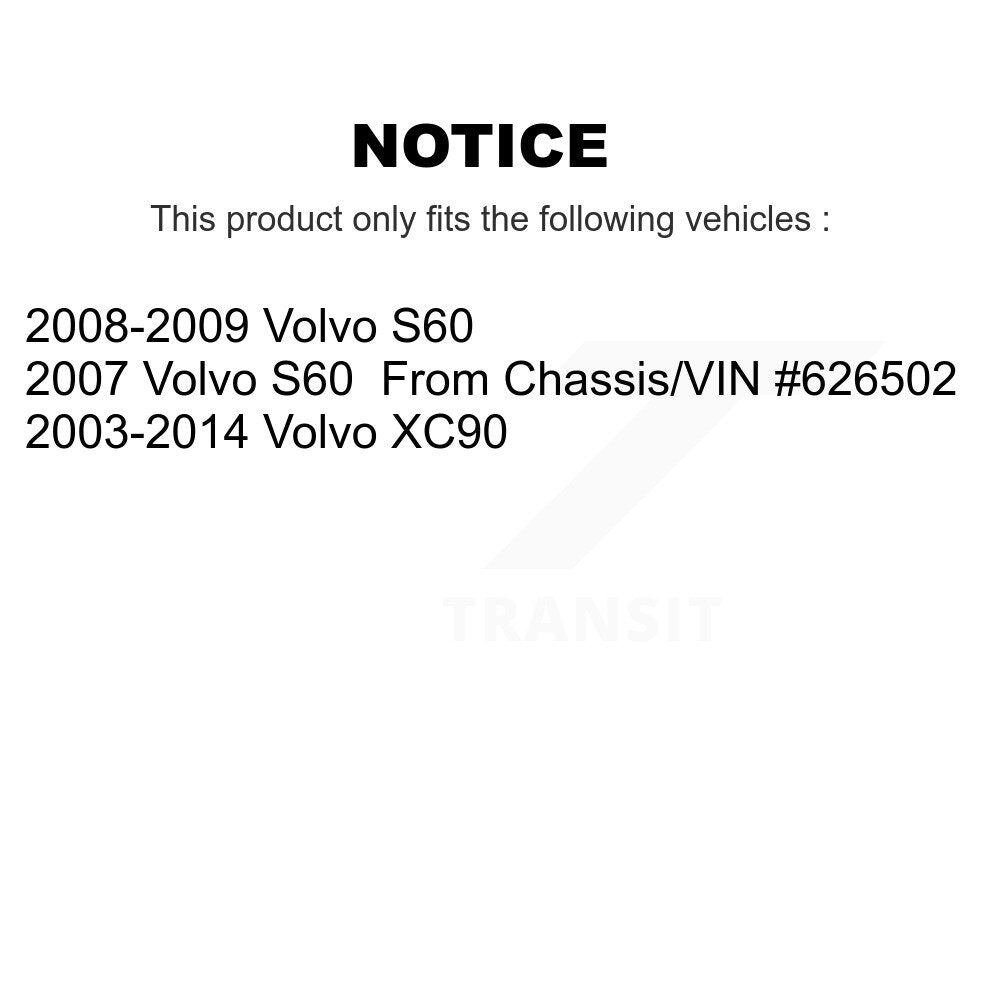 [Inférieur avant] Kit de Rotule de suspension pour Volvo XC90 S60 KTR-101154