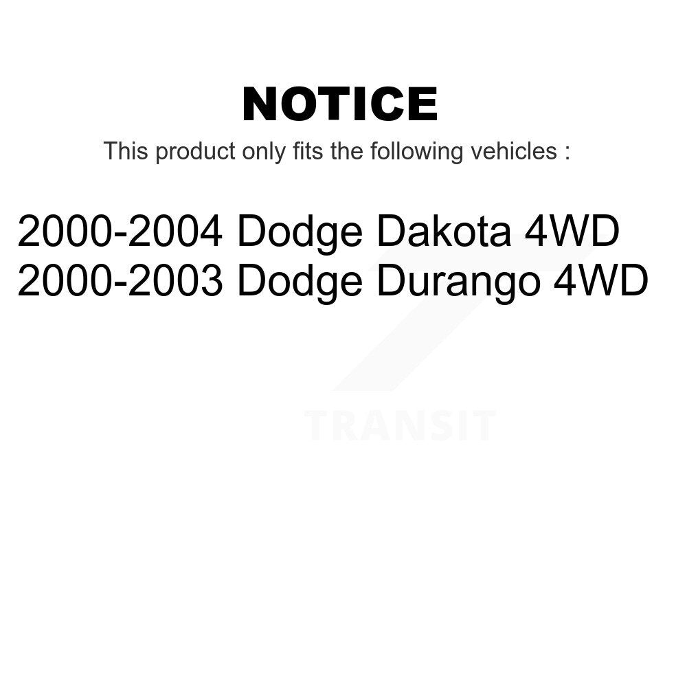 [Inférieur avant] Kit de Rotule de suspension pour Dodge Dakota Durango 4WD KTR-101207