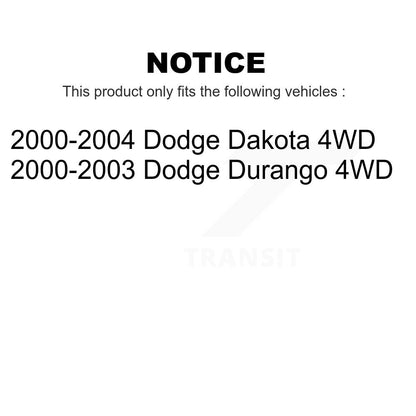 [Inférieur avant] Kit de Rotule de suspension pour Dodge Dakota Durango 4WD KTR-101207