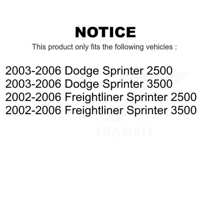 [Inférieur avant] Kit de Rotule de suspension pour Sprinter 2500 Freightliner Dodge 3500 KTR-101214