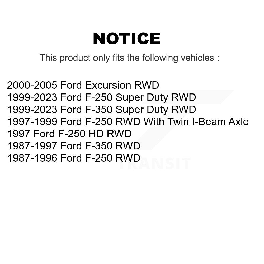 [Inférieur avant] Kit de Rotule de suspension pour Ford F-250 Super Duty F-350 Excursion HD RWD KTR-101217