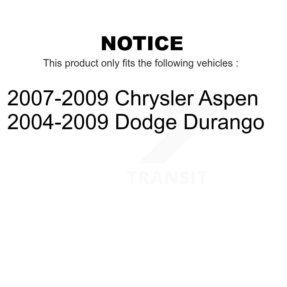 [Inférieur avant] Kit de Rotule de suspension pour Dodge Durango Chrysler Aspen KTR-101240